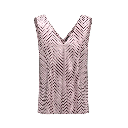 Emme Marella Top Top Donna a V con pois 42 - Francavilla Moda